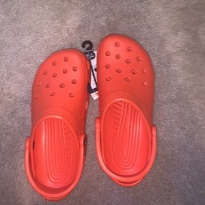 brand new orange crocs